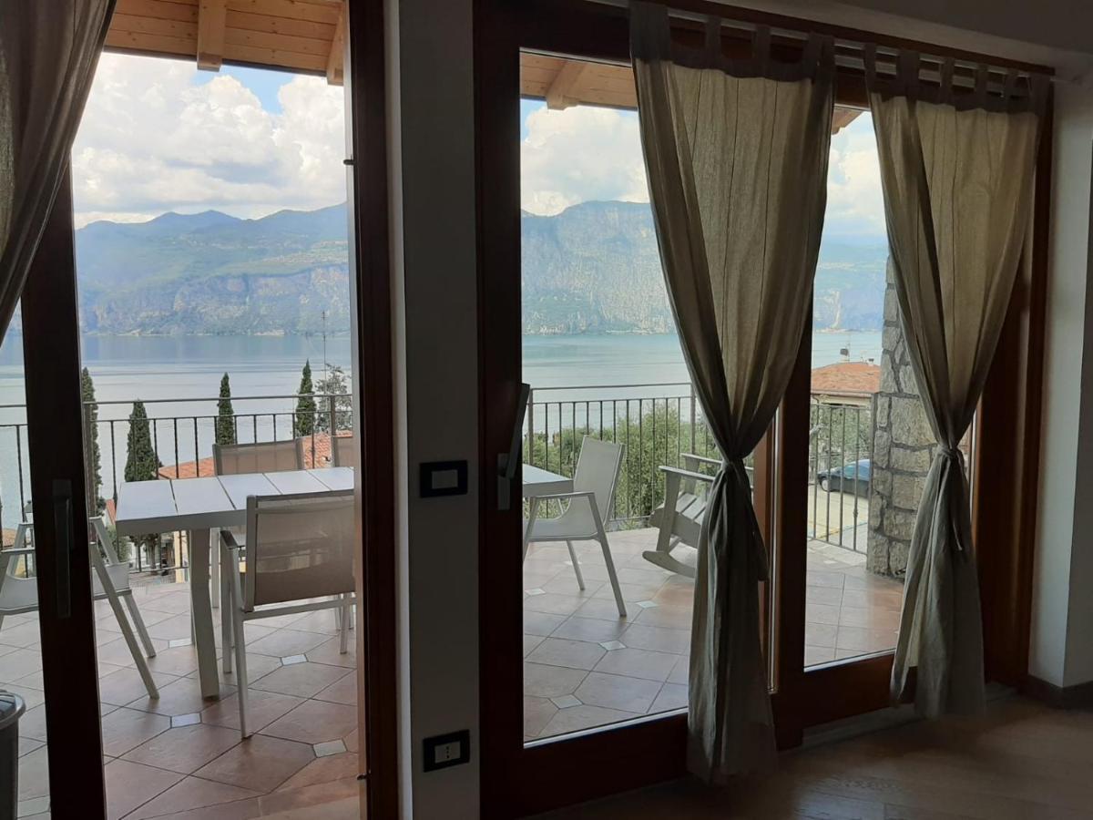 Bmp Apartment Deluxe 1 Jacuzzi Riscaldata Privata Vista Lago Di Garda Brenzone sul Garda Exteriör bild